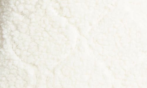 Thread & Supply Barbara Half Zip Fleece Pullover Jacket In White