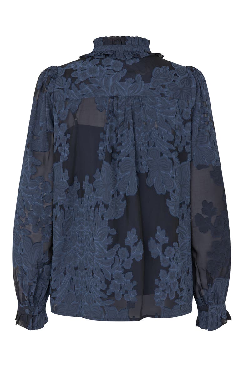 Rositadea Floral Appliqué Blouse, Alternate, color, Flora Imperial