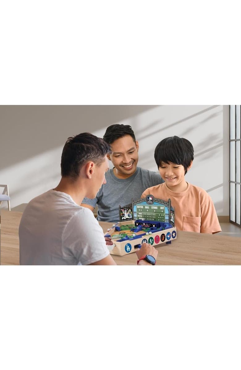 Merchant Ambassador MLB Wooden Pinball Baseball Game, Alternate, color, Multicolored