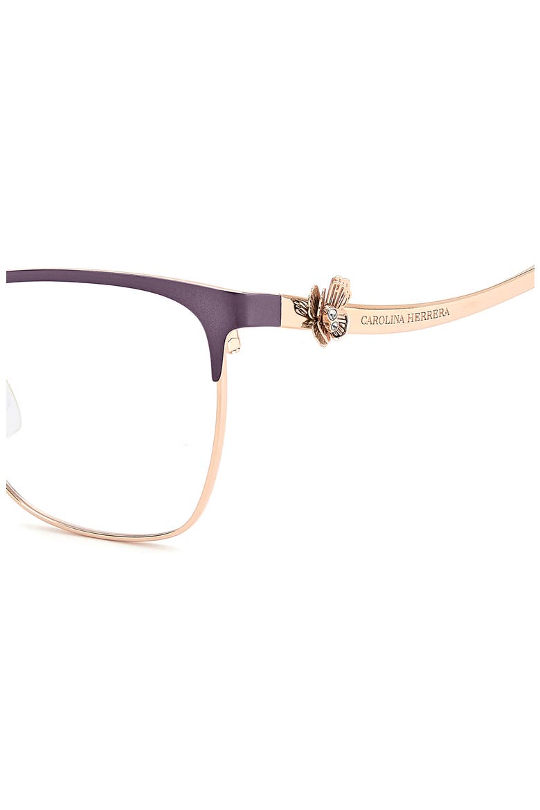 54mm Cat Eye Reading Glasses, Alternate, color, VIOLET GOLD