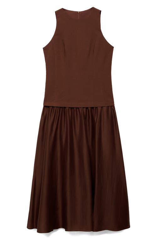Mango Sleeveless Midi Dress