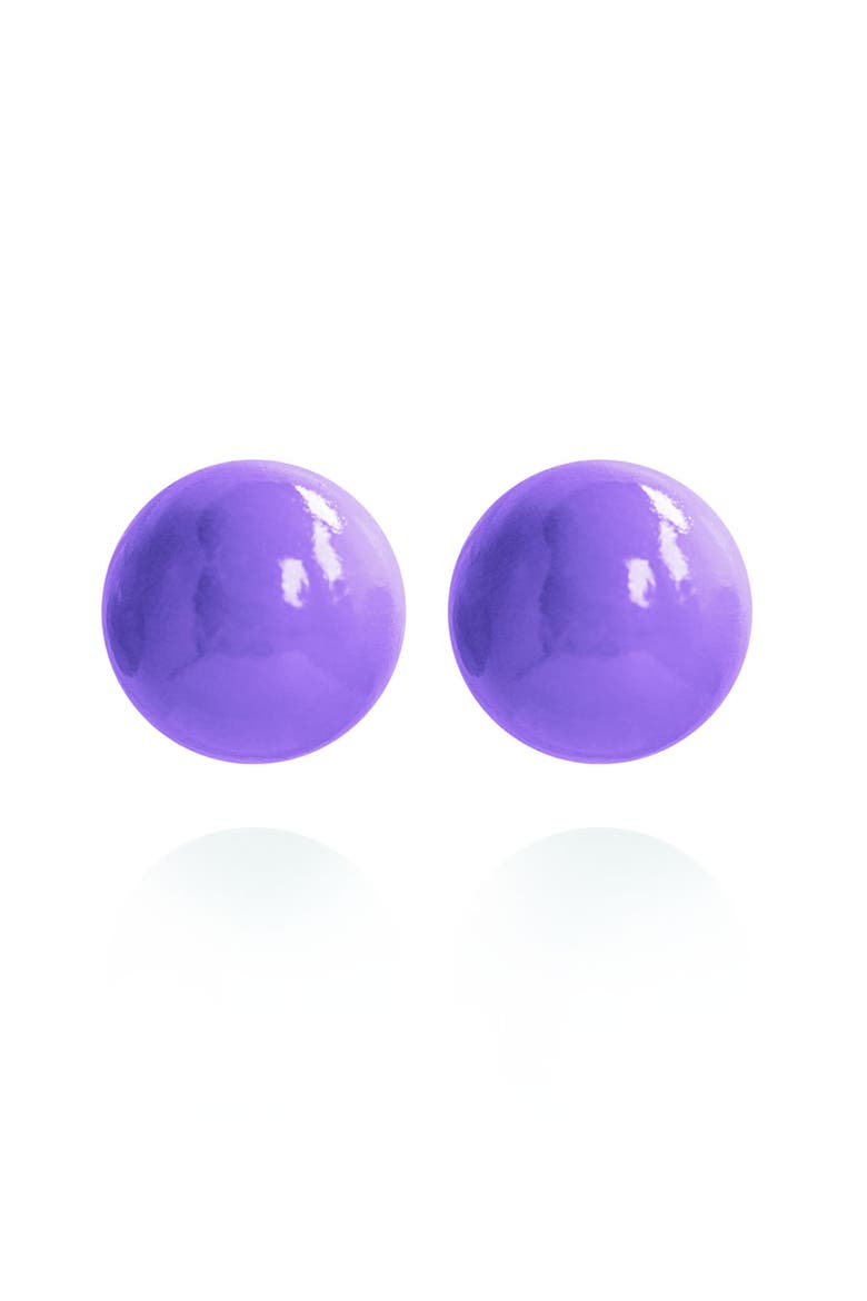Gaia Jumbo Earrings, Main, color, Lavender Mist