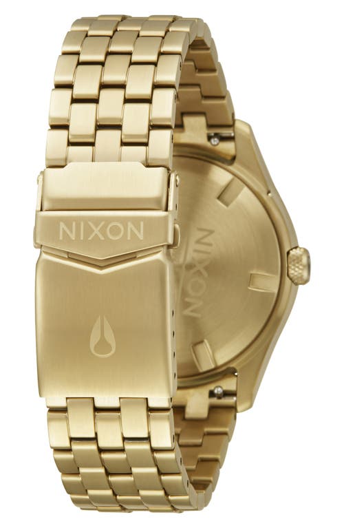 Nixon Echo Solar Automatic Bracelet Watch, 38mm In Gold