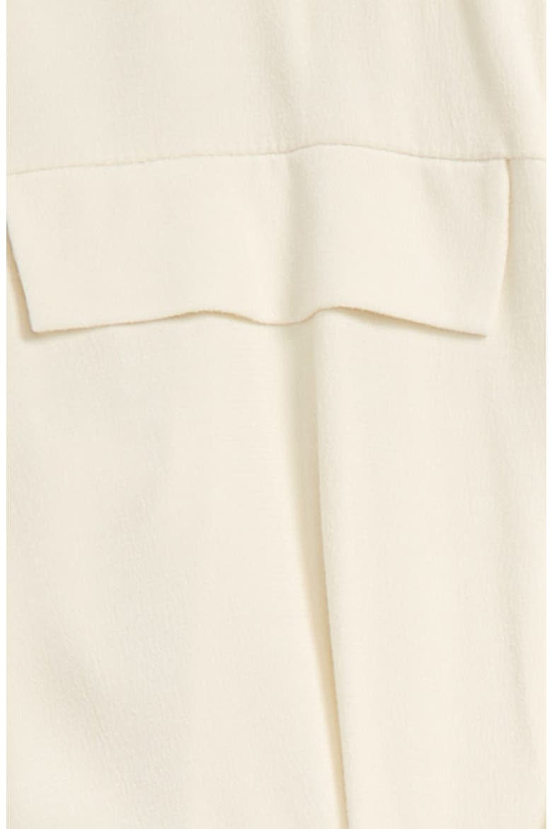 Lace-Up Long Sleeve Romper, Alternate, color, CREAM