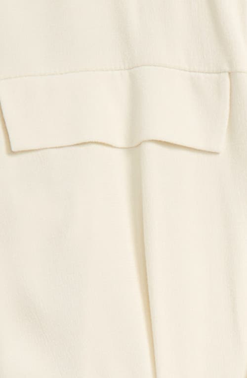 Topshop Lace-up Long Sleeve Romper In White