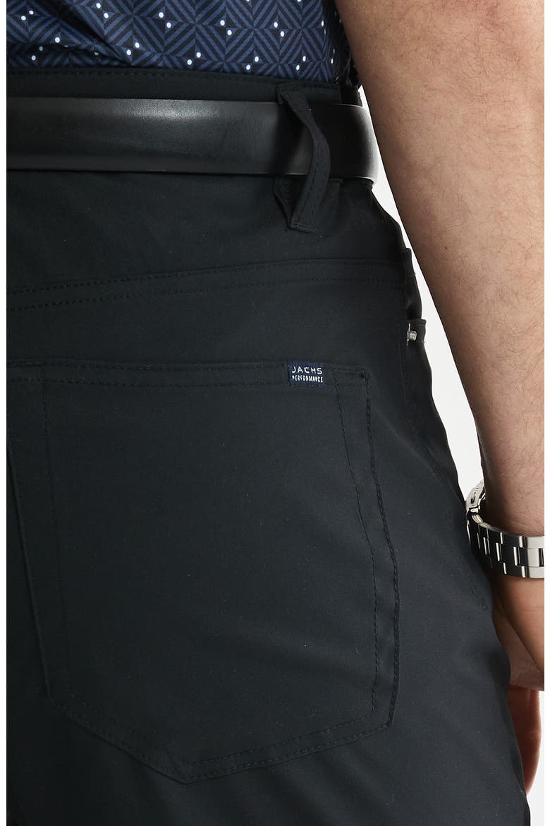 Straight Leg Stretch 5-Pocket Pants, Alternate, color, BLACK