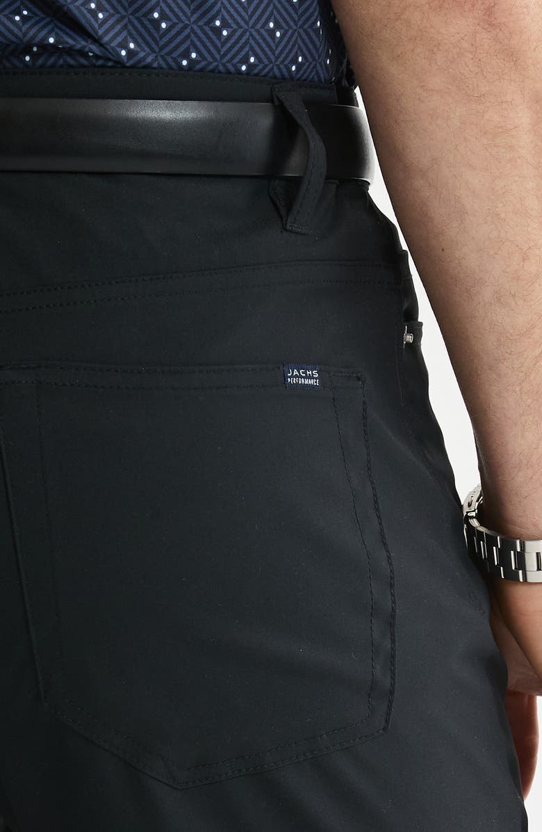 JACHS Straight Leg Stretch 5-Pocket Pants, Alternate, color, Black