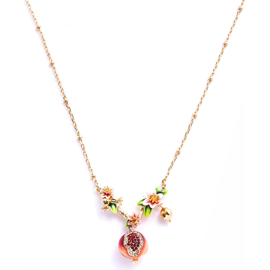 Bill Skinner Studio Pomegranate Necklace In Gold