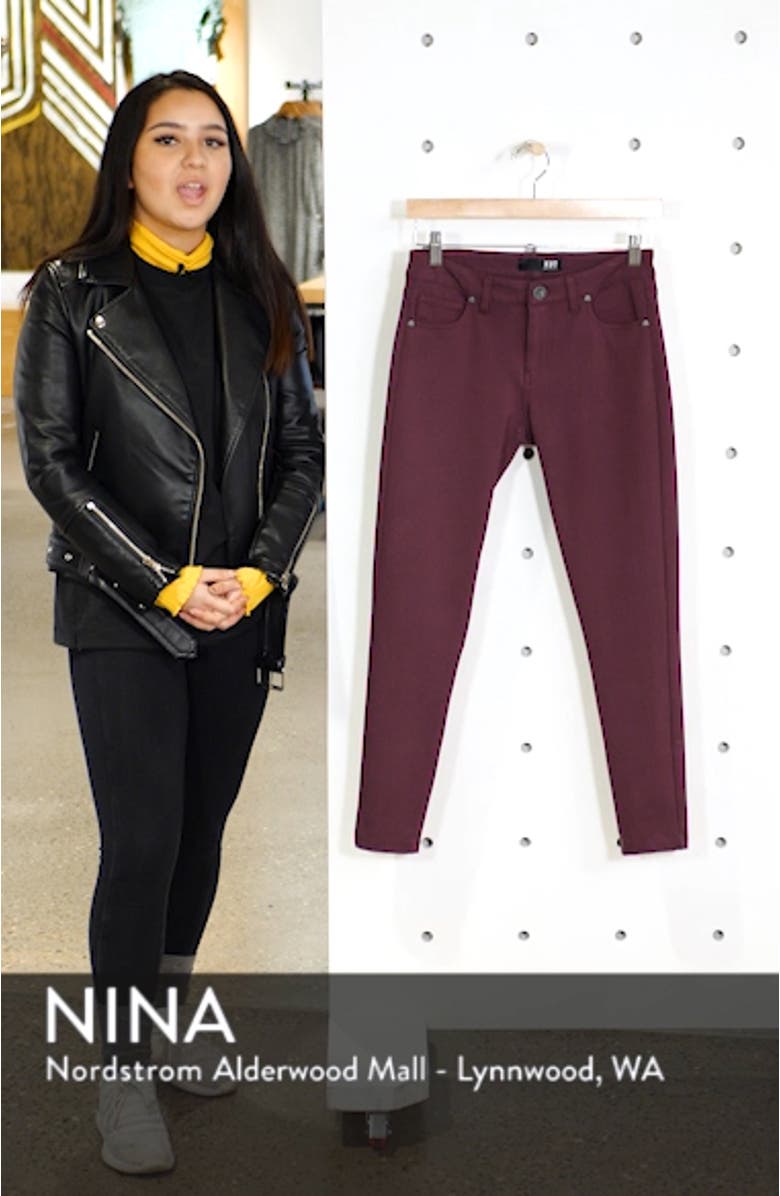 Donna Ponte Knit Skinny Jeans, sales video thumbnail