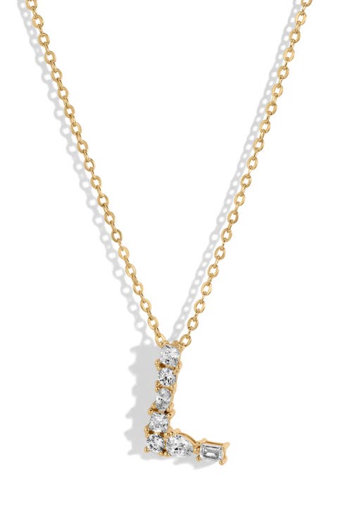 Letter Pendant Necklace