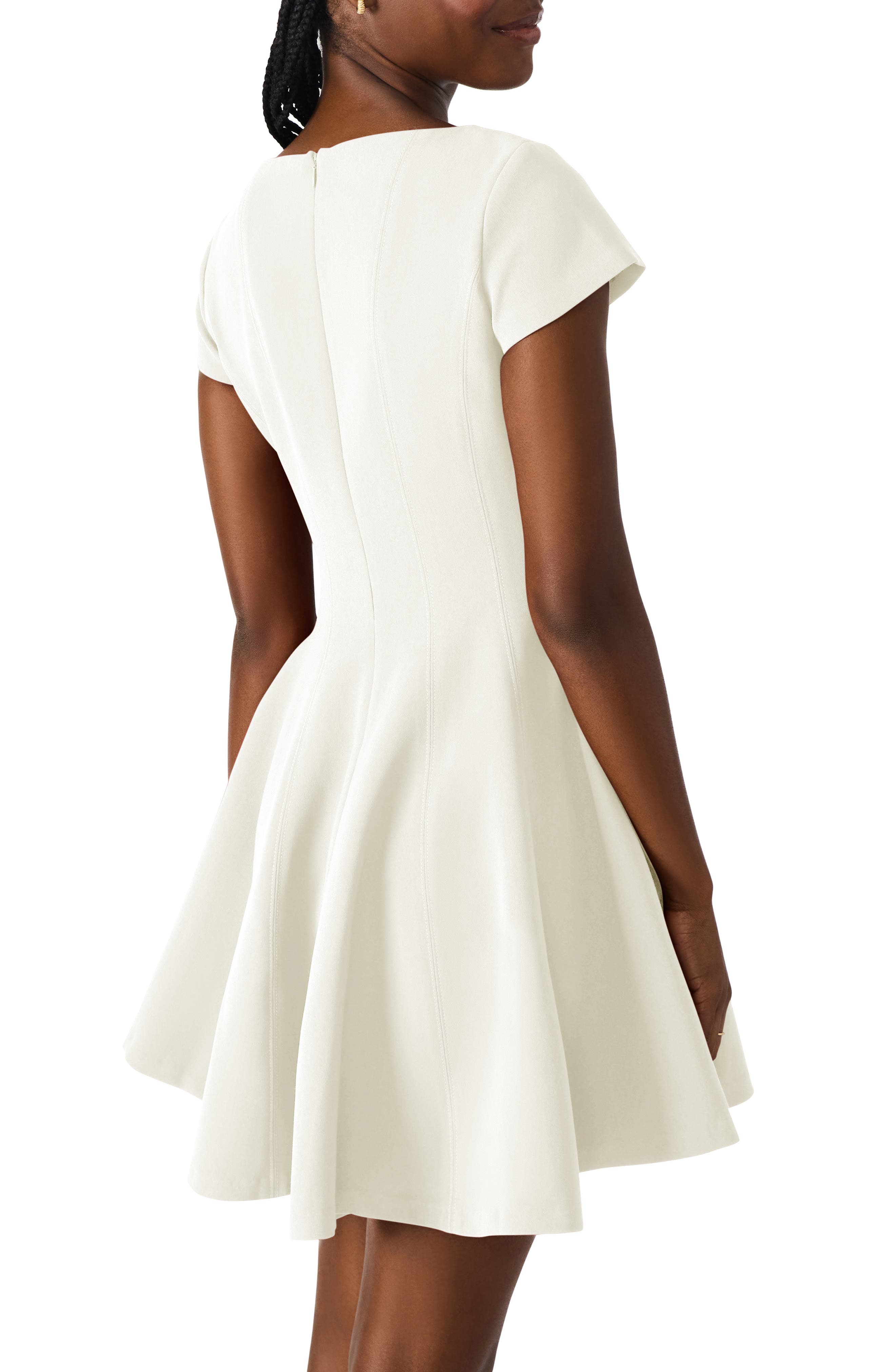 Nili Fit & Flare Minidress - image 4