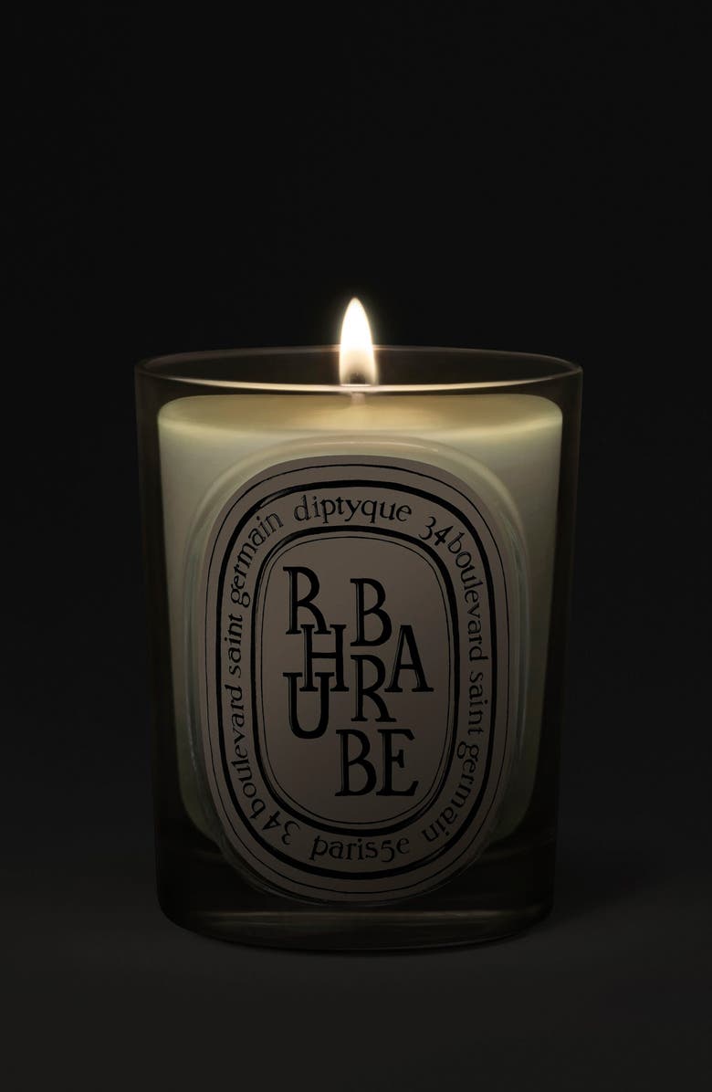Diptyque Rhubarbe (Rhubarb) Classic Candle, Alternate, color, 