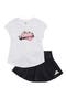 Kids' V-Neck T-Shirt & Skort