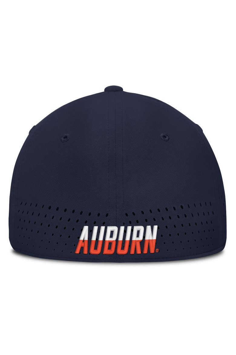 Men's Nike  Navy Auburn Tigers 2026 Sideline Practice AeroBill SwooshFlex Dri-FIT Hat, Alternate, color, Navy