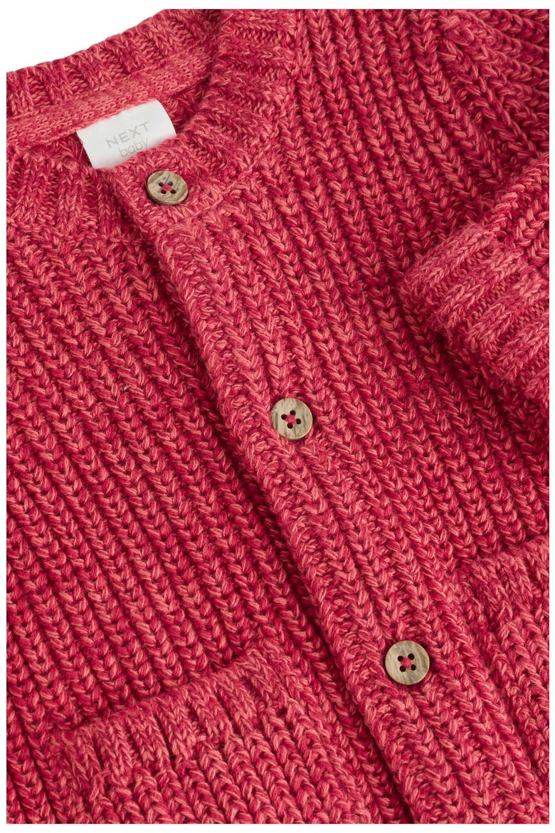 Kids' My 1st Christmas Cardigan, Alternate, color, RED