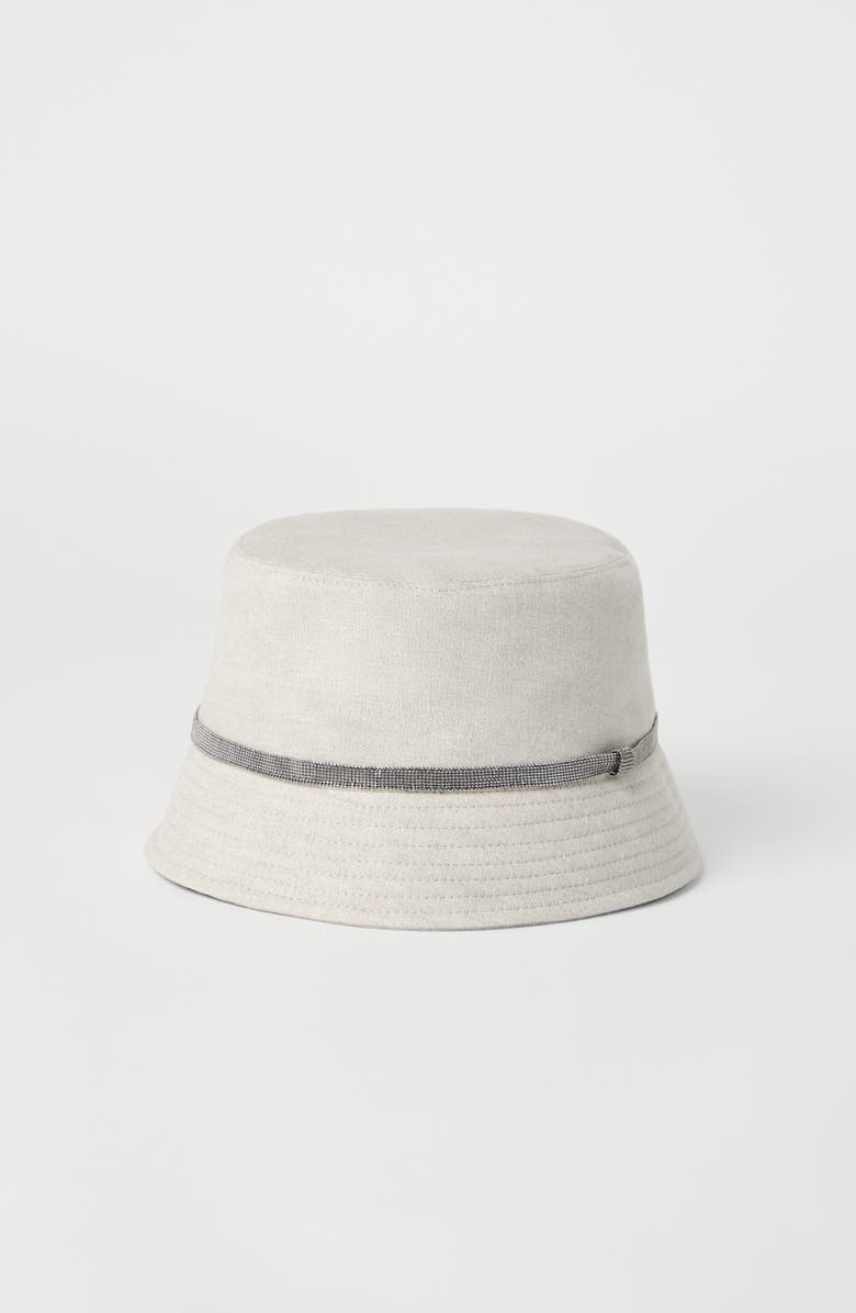 Brunello Cucinelli Bucket hat with monili, Alternate, color, 