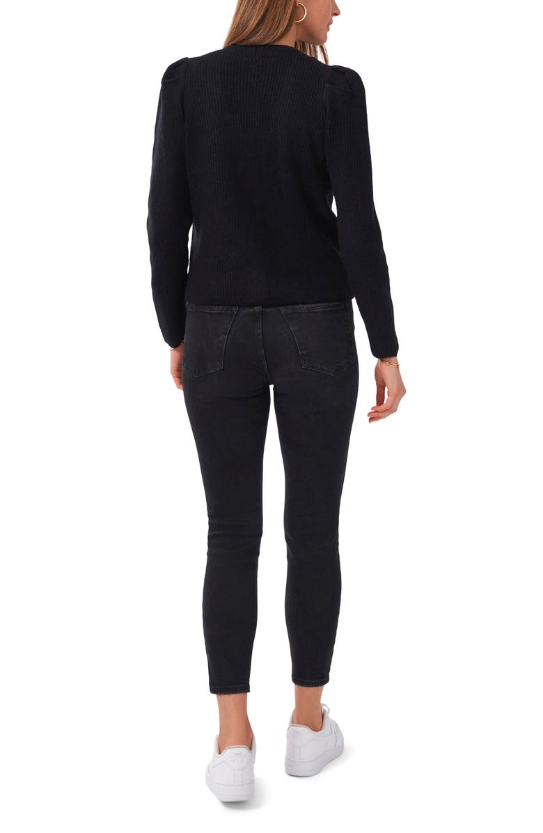 1.STATE Puff Sleeve Cardigan, Alternate, color, 