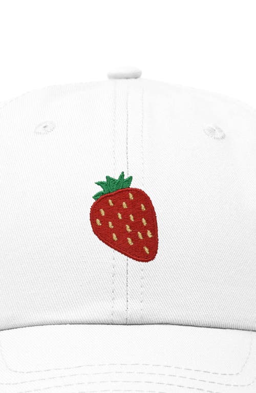 Dalix Strawberry Hat In White
