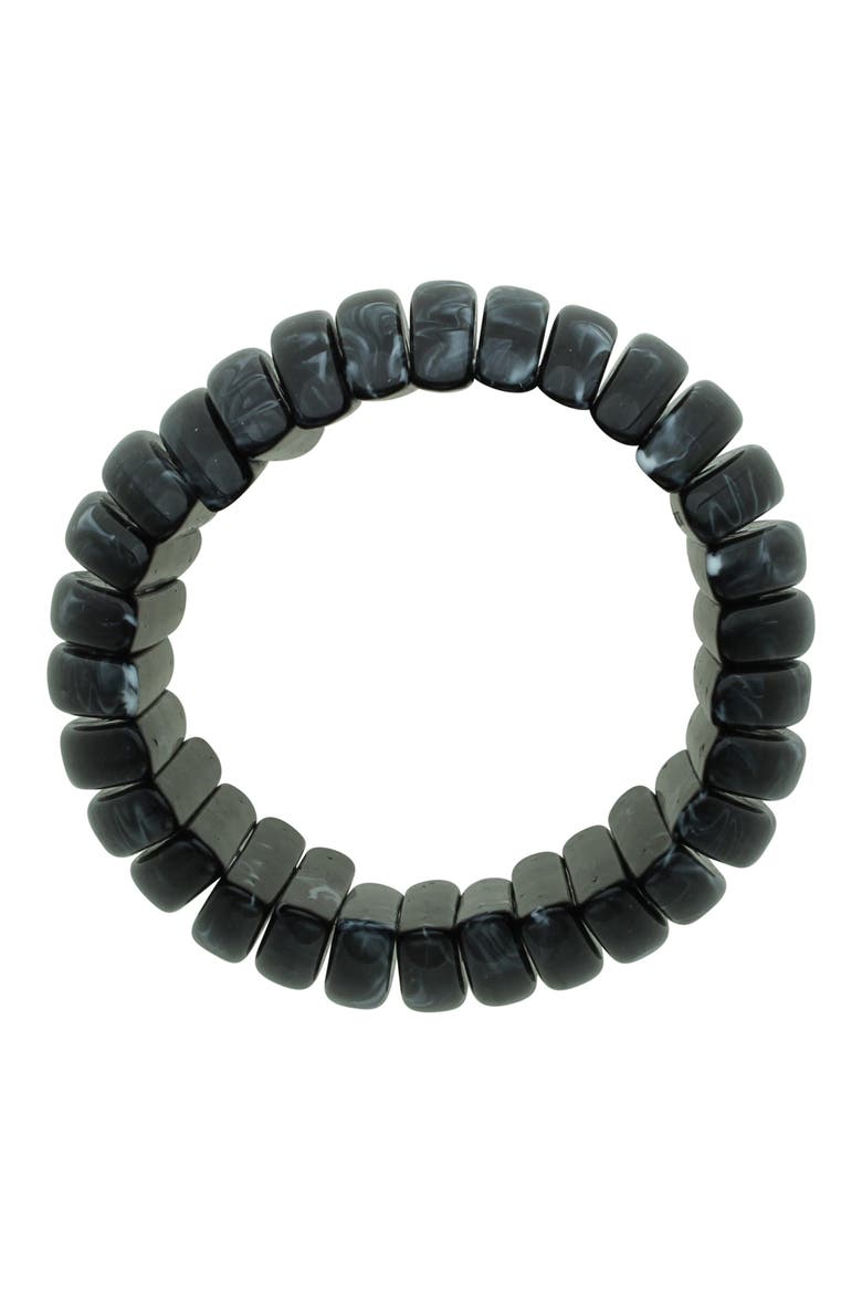 Danni Stretch Bracelet, Alternate, color, BLACK / WHITE