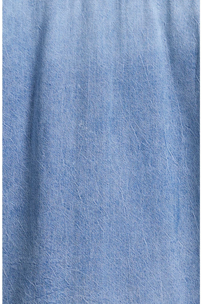 Oversize Denim Shirt Jacket, Alternate, color, LOFTY