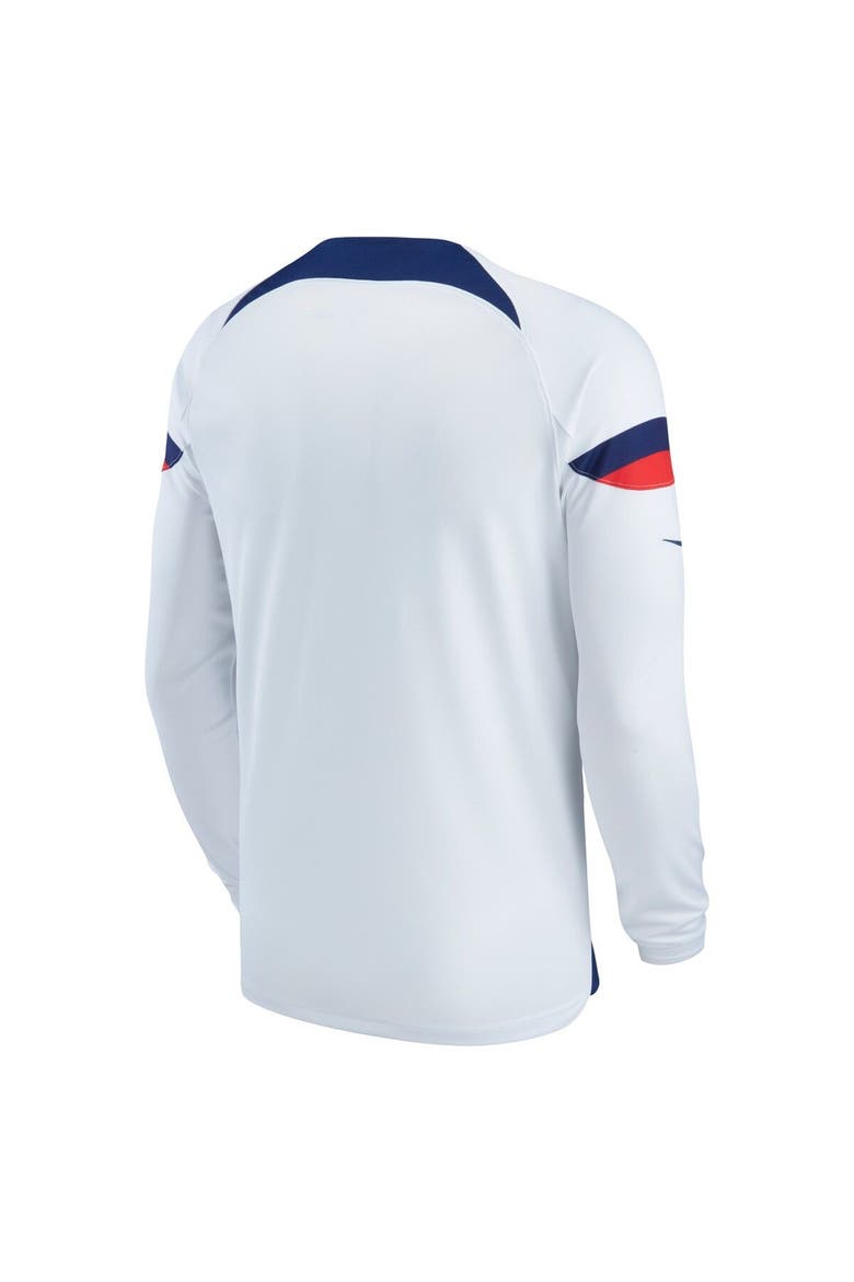 Men's Nike White USMNT 2022/23 Home Breathe Stadium Replica Blank Long Sleeve Jersey, Alternate, color, White