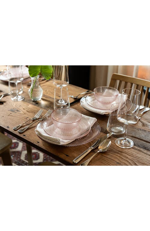 Fortessa Jupiter Set Of 4 Salad Plates In Pink