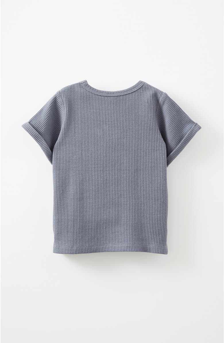 Cotton On Kids Mac Short Sleeve Rib Top, Alternate, color, 