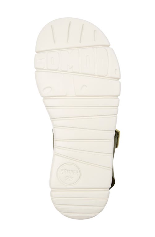 Camper Kids' Oruga Fisherman Sandal In Medium Green