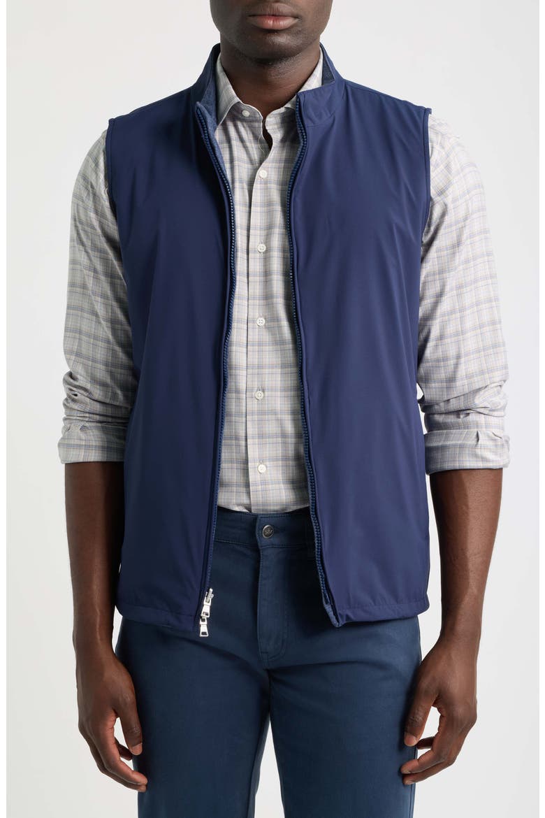 Ryder Reversible Full Zip Vest, Main, color, NAVY