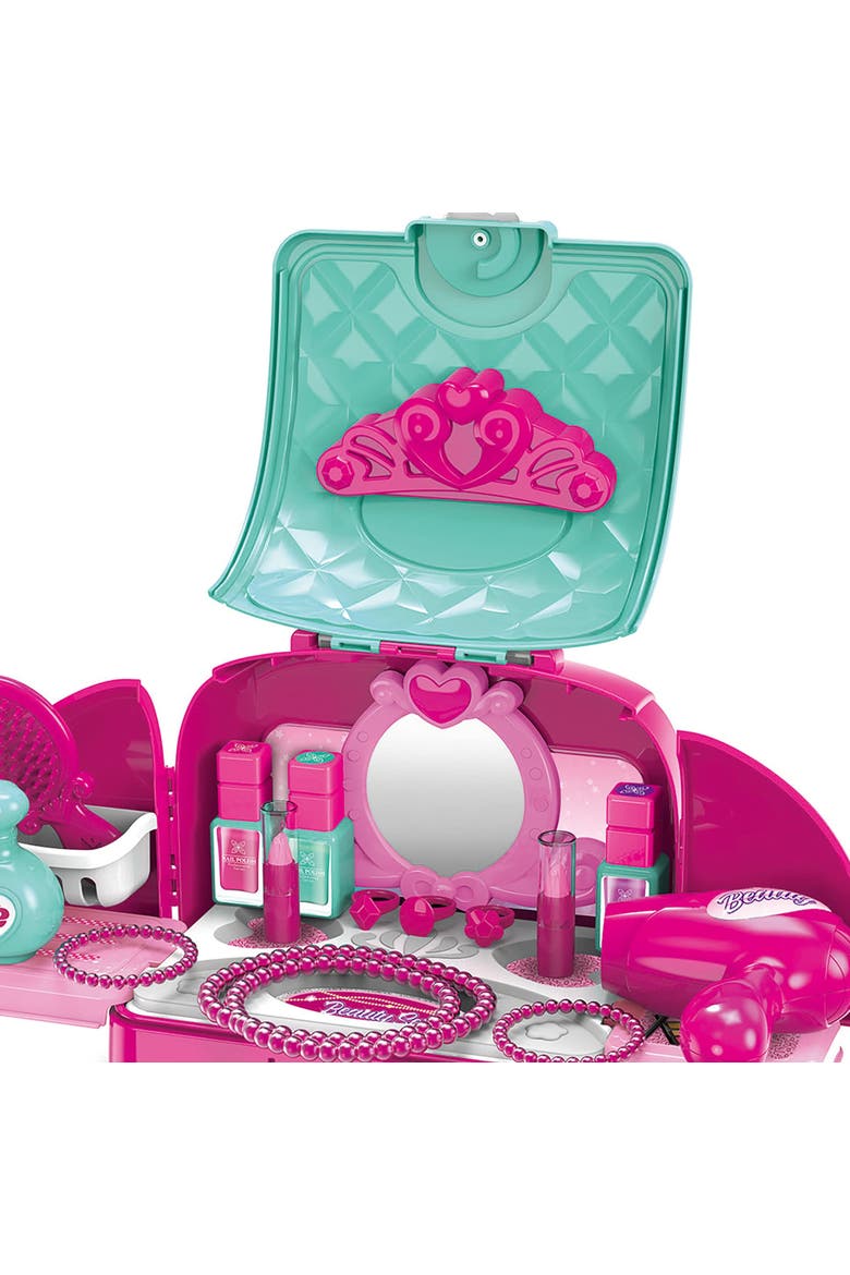 On The Go Backpack Pretend Play Vanity, Alternate, color, Pink