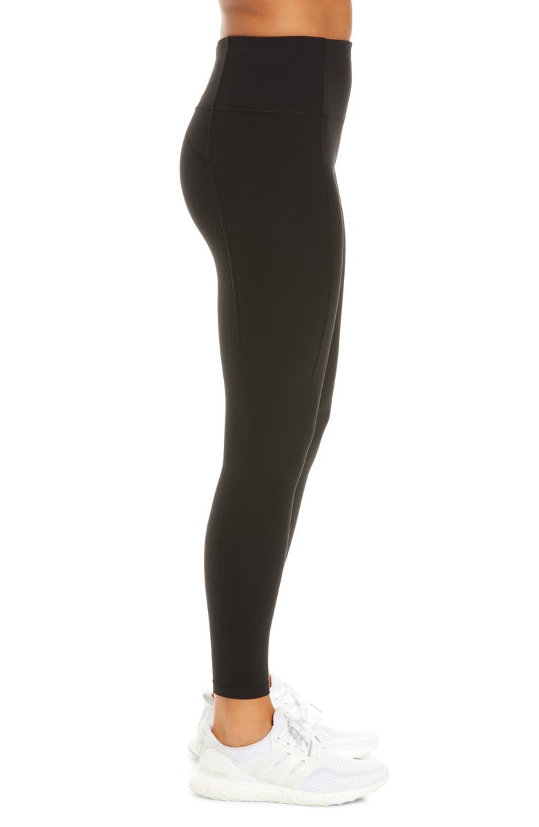 Sweaty Betty Supersoft Pocket 7/8 Leggings, Alternate, color, Black