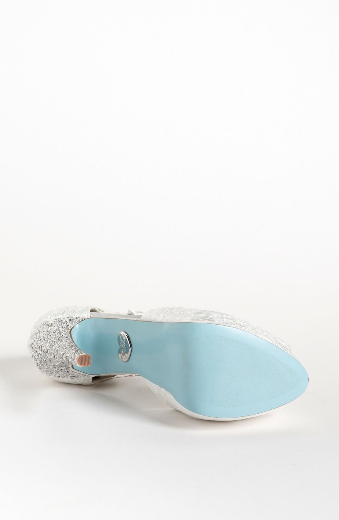 Betsey Johnson Blue by Betsey Johnson 'Veil' Sandal, Alternate, color, 