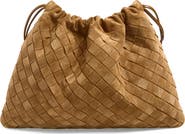 Bottega Veneta Medium Dustbag Intrecciato Suede Bag