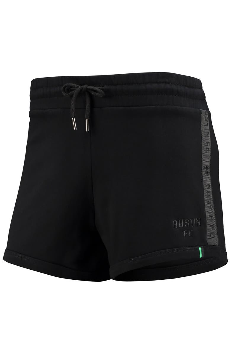 THE WILD COLLECTIVE Women's The Wild Collective Black Austin FC Chill Shorts, Alternate, color, Black