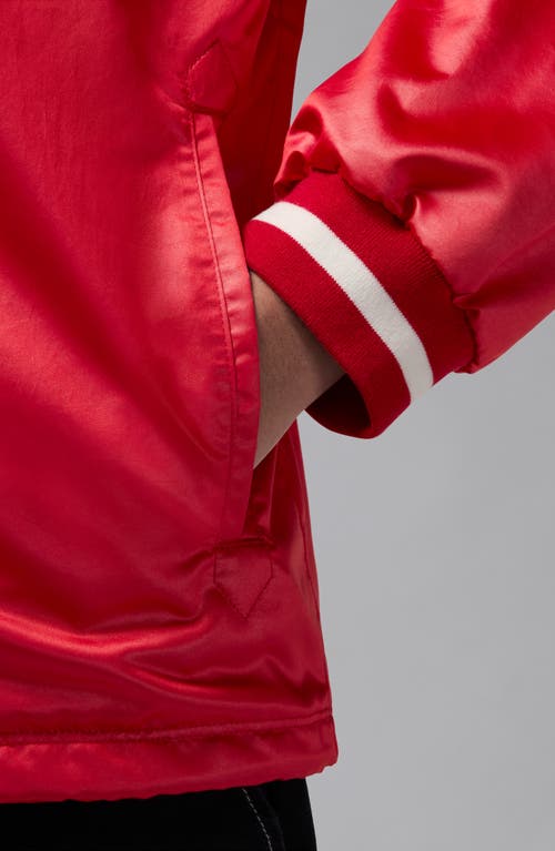 JORDAN JORDAN 40TH ANNIVERSARY WATER REPELLENT SATIN COACH'S JACKET