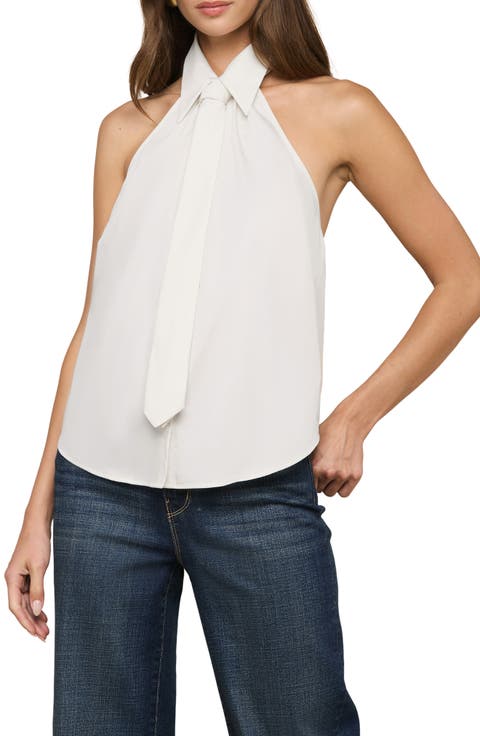 Wren Necktie Halter Top