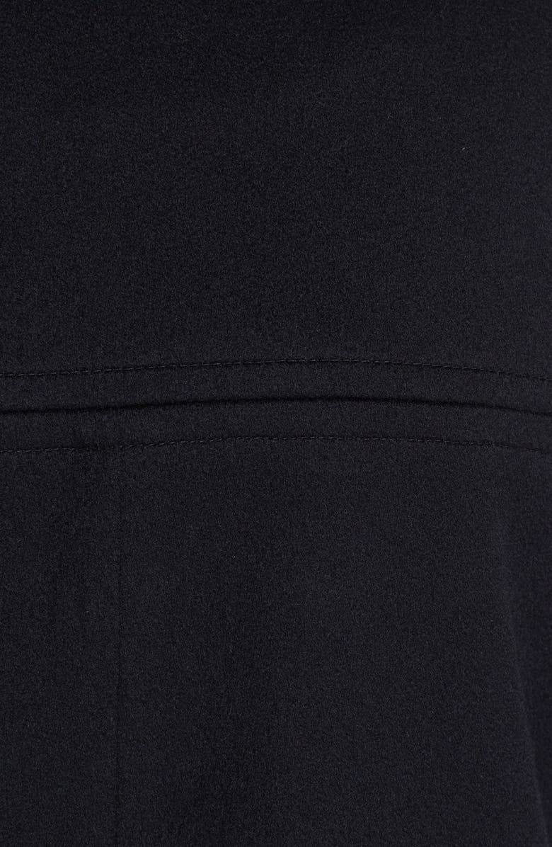 Fleurette Stand Collar Wool Coat, Alternate, color, 