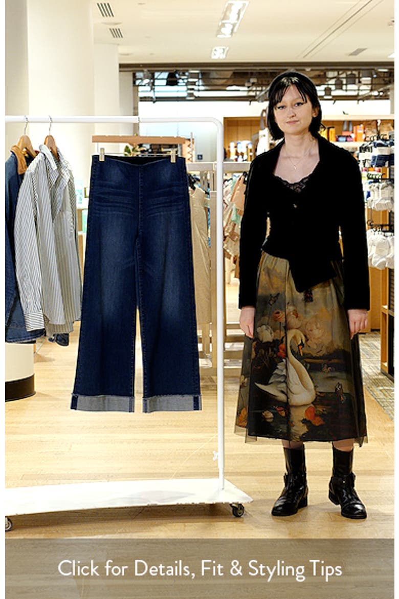 Illusion Mid Rise Wide Leg Jeans video