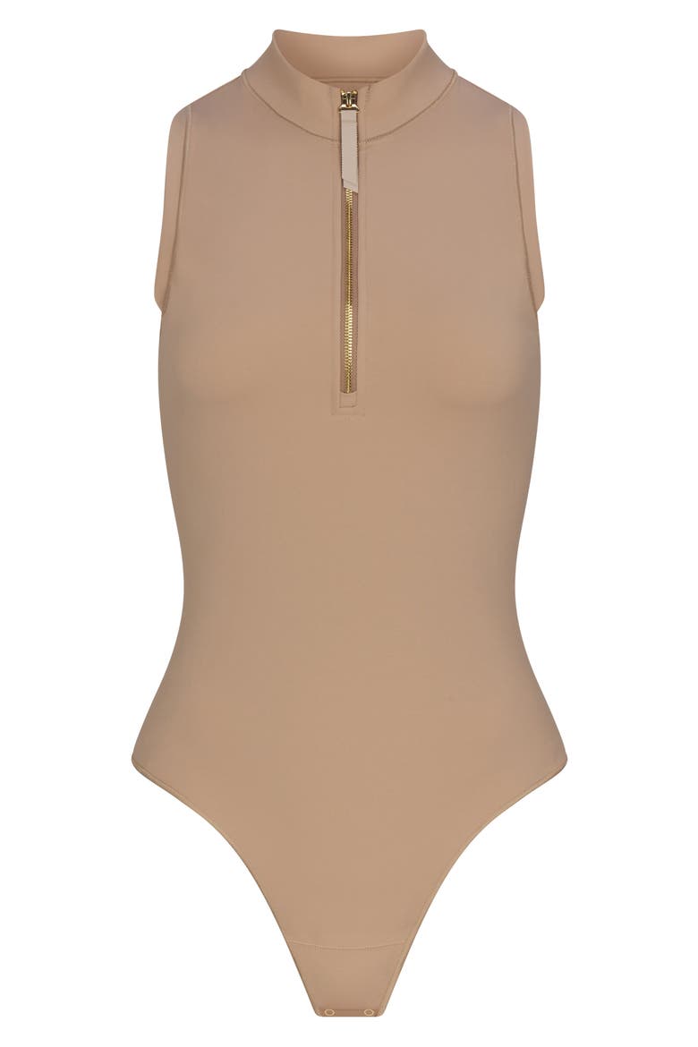 Tinsley Sleeveless Golf Bodysuit, Main, color, SAND