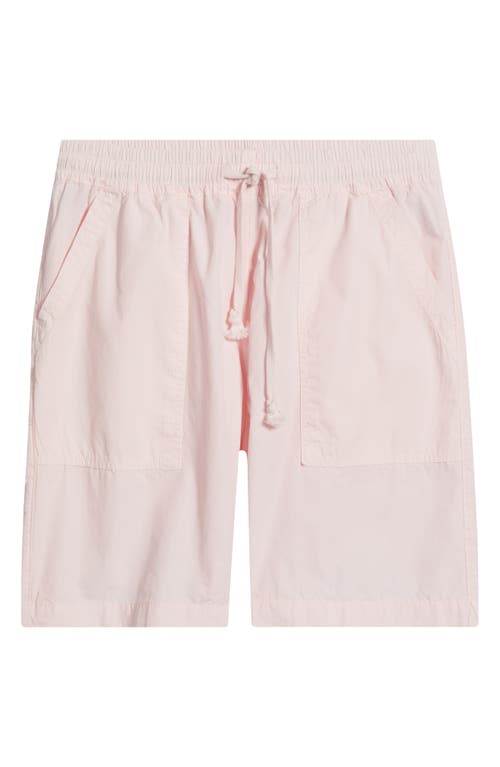 Service Works Organic Cotton Poplin Drawstring Chef Shorts In Pink