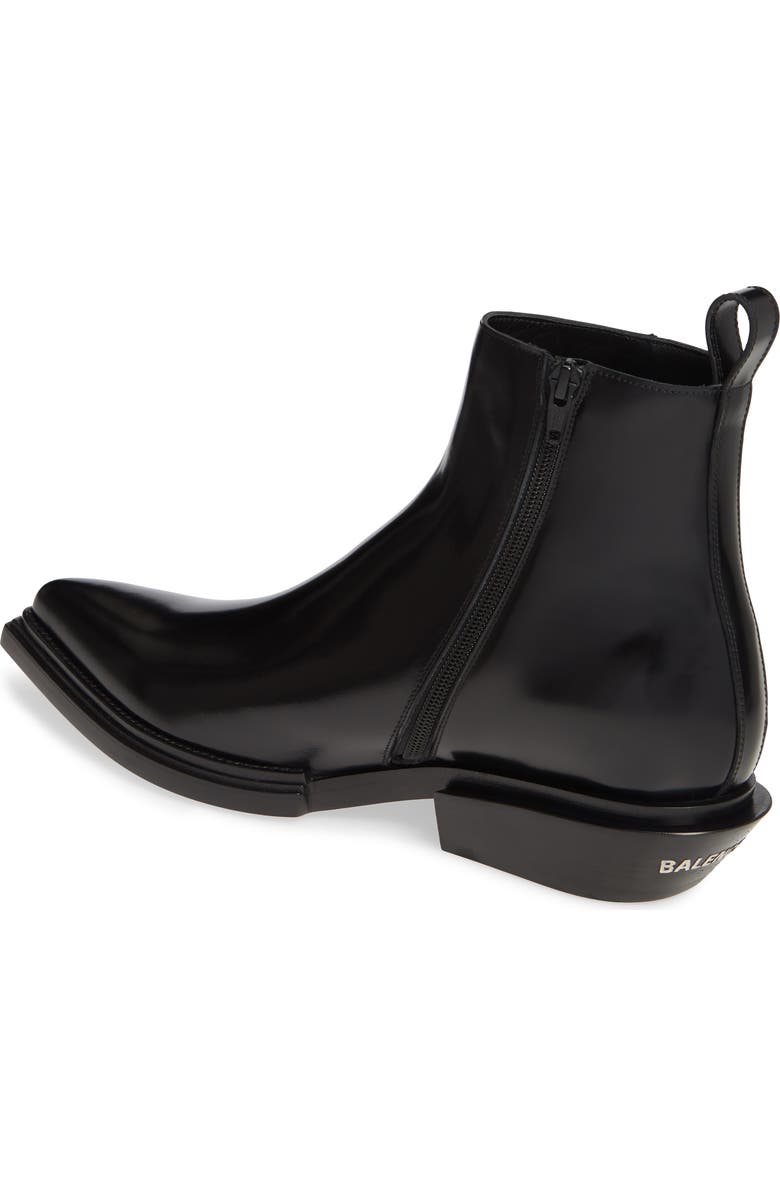 Balenciaga Santiag Zip Boot, Alternate, color,