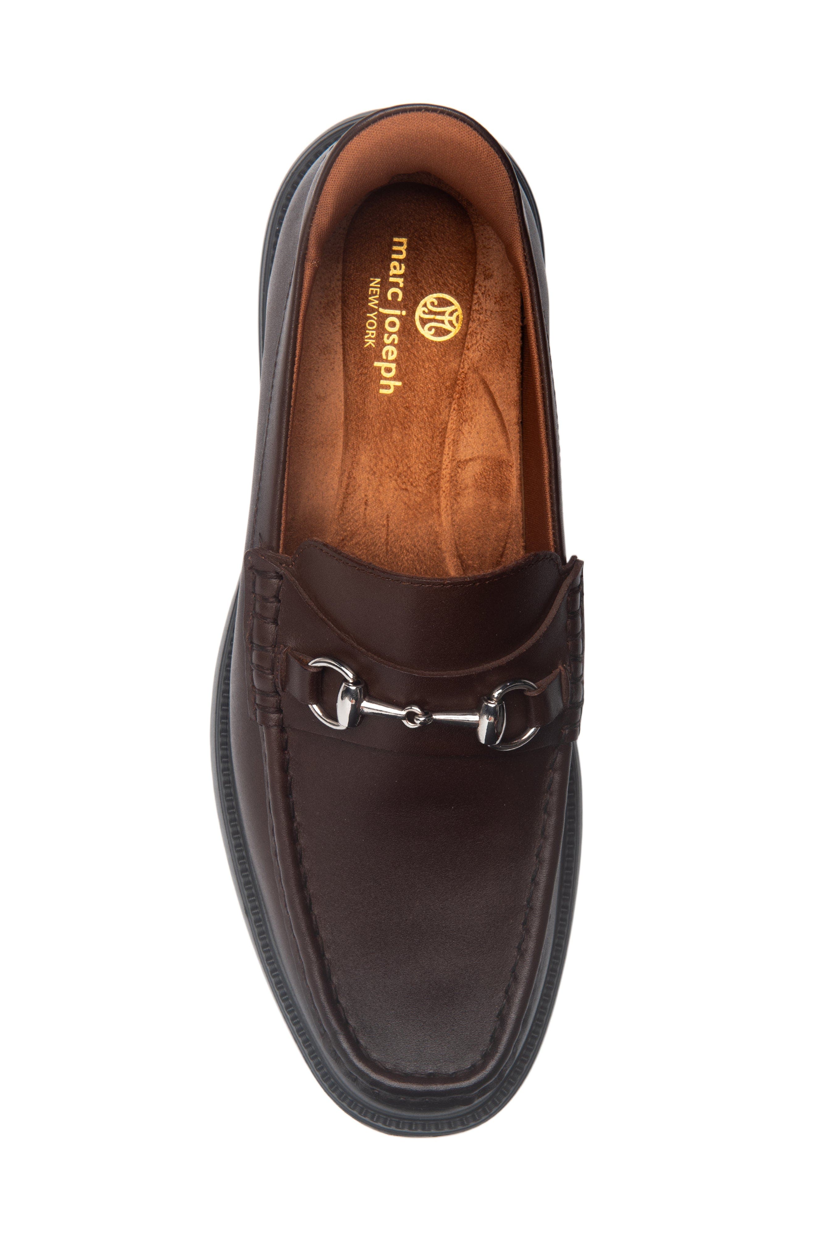 David Road Hands Free Technology Leather Buckle Loafer, Alternate, color, Chestnut Napa Leather