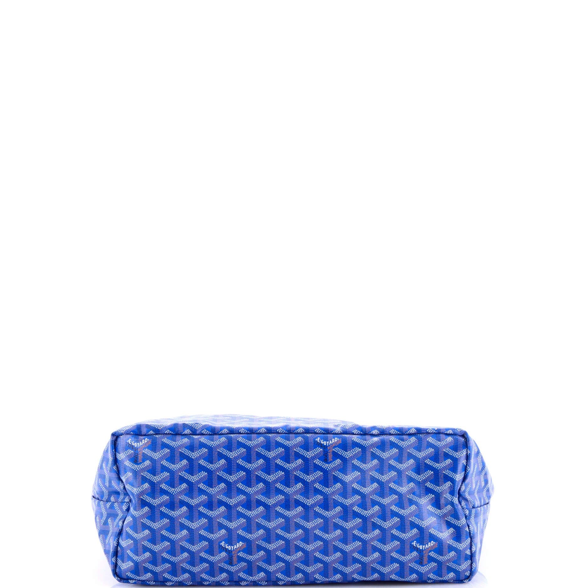 Pre-Owned Goyard Saint Louis Tote Coated Canvas PM, Alternate, color, Blue