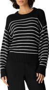 Eileen Fisher Striped Organic Cotton Crewneck Sweater