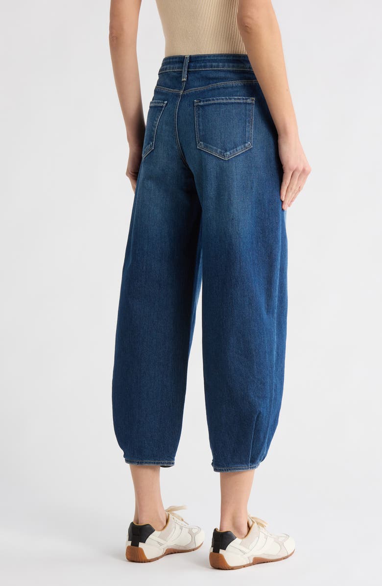 L'AGENCE Krista High Waist Crop Taper Leg Jeans, Alternate, color, 