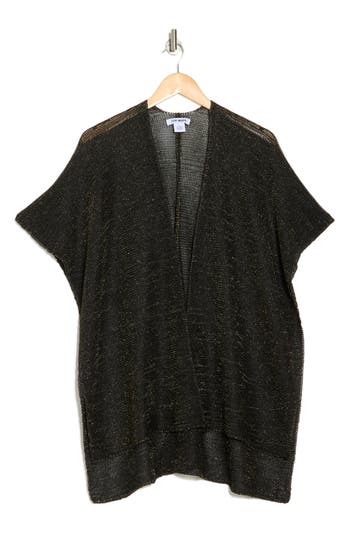 Steve Madden Starlight Knit Duster In Black