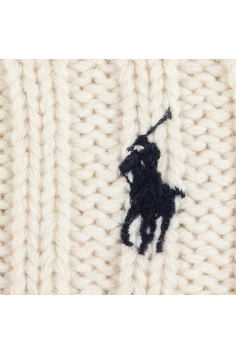 Recycled Cable Beanie, Alternate, color, Chic Cream