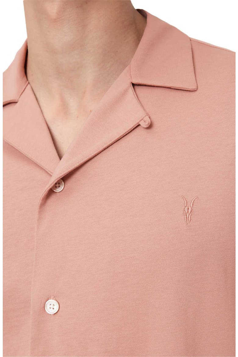 Hudson Camp Shirt, Alternate, color, SUNBAKED PINK
