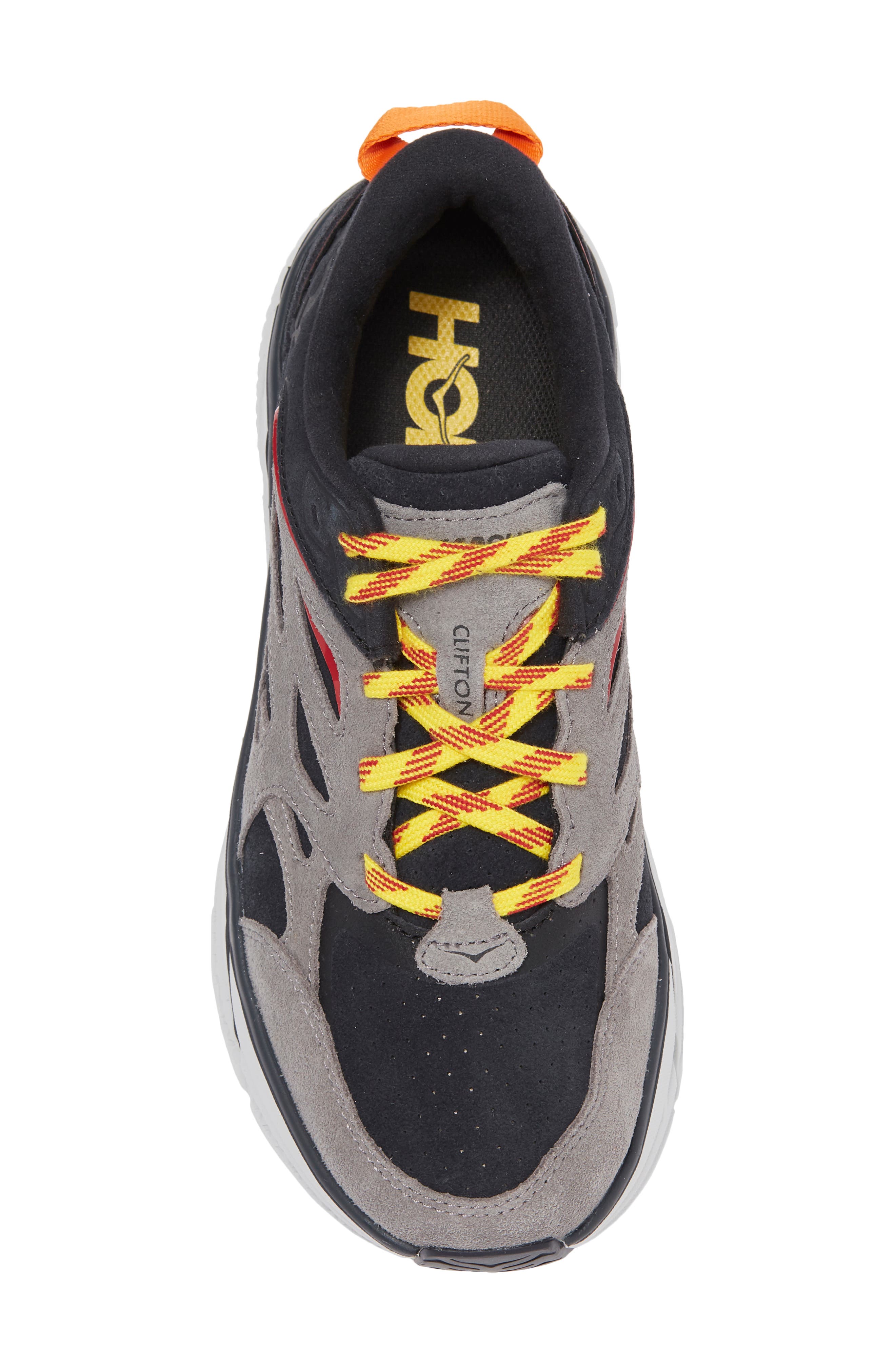 HOKA Clifton L Suede Sneaker, Alternate, color, 