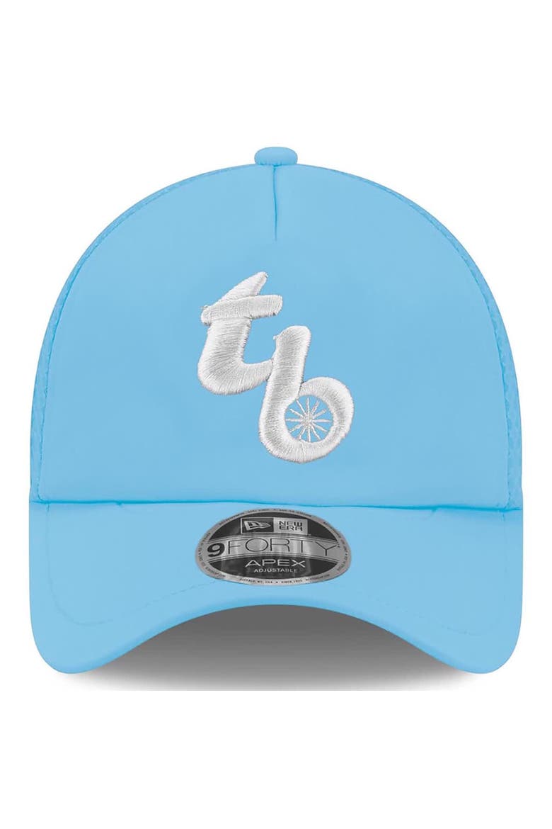 Men's New Era Light Blue Tampa Bay Rays 2026 Batting Practice Alternate Apex 9FORTY Adjustable Hat, Alternate, color, Light Blue